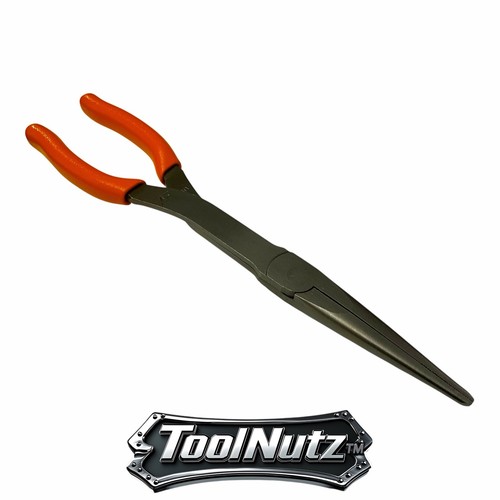 Snap-on Tools NEW 911ACFO 11"in. ORANGE Soft Grip Rounded Jaw Needle Nose Pliers - Picture 11 of 12