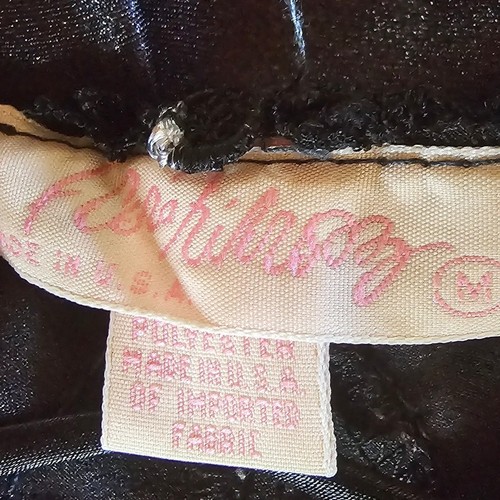 VTG F Cera Hilrsoz Saks Fifth Avenue Black Lace Sexy Lace Slip Nightgown M 3308 - Picture 4 of 10
