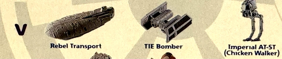 Vtg New 1996 Star Wars V #5 Micro Machines 3 Pack Set Rebel Transport Tie Bomber - Image 4 of 4