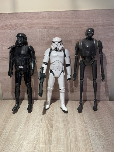 Starwars Actionfigur X3 Storm Trooper Death Trooper K-2s0 18" jakks Pacific - Bild 2 von 13