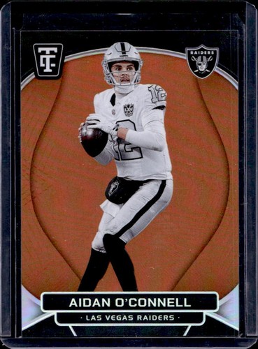 2024 Totally Certified Aidan O'Connell Mirror Platinum Orange #/99