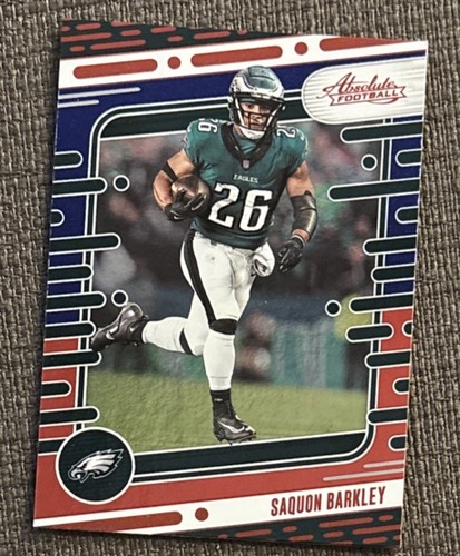 Shaquon Barkley - 2024 Panini Absolute #85  Red & Blue  Philadelphia Eagles I359 - Picture 1 of 2