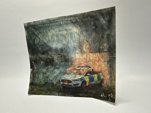 Chris Boyle - Hot Fuzz - 1/1 Money Art Sammlerstück Dollars & Münzen - Bild 8 von 11