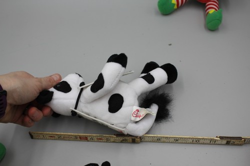 Lote de 8 vacas de peluche Chick Fil A vacaciones de Navidad elfos de peluche grandes/pequeños - Imagen 10 de 12