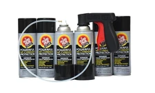 11.75 oz Rust and Corrosion Inhibitor Black 6 Pack, Spray Can Extension Wand