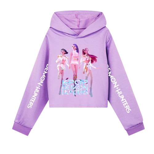 Girls Demon Hunters Hoodies Long Sleeve Sweatshirt Kids K-POP Jumper Pullover UK - Picture 26 of 42