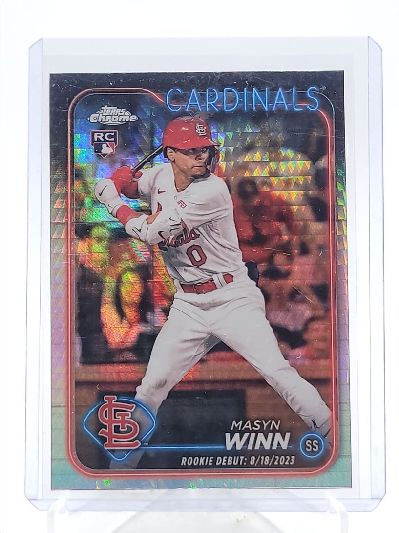 MASYN WINN 2024 TOPPS CHROME UPDATE ROOKIE DEBUT PRISM RC Q4415