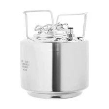 Stainless Steel 1.6 Gallon Mini Ball Lock Keg System For Small Batch HomeBrewing