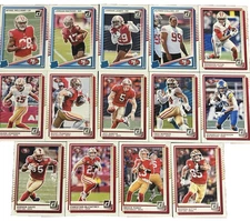 2025 Donruss Football (1-400 Set) San Francisco 49ers Team Set (14 Cards)
