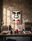 Affiche Obey Andre The Giant 50 x 70 cm - Logo 3D en bois - Décoration intérieur