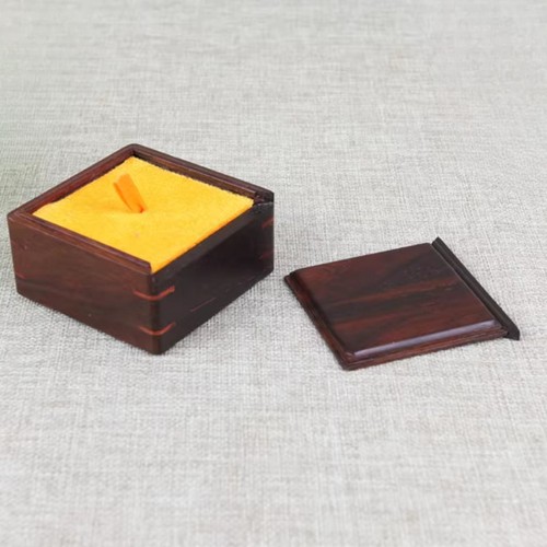 Wooden Jewelry Box Collection Box Storage Box Seal Box Bracelet Ring Jewelry Box - Picture 2 of 3