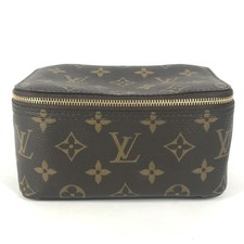 LOUIS VUITTON M43688 Monogram Cube de Langemont PM Makeup Pouch, Cosmetic Canvas