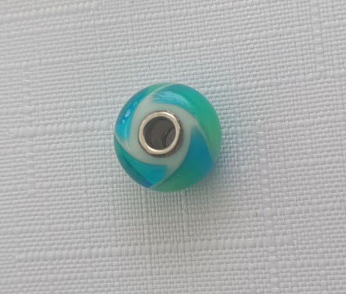 1 Original Trollbead 61444 grün-türkiser Armadillo ungetragen - Bild 2 von 4