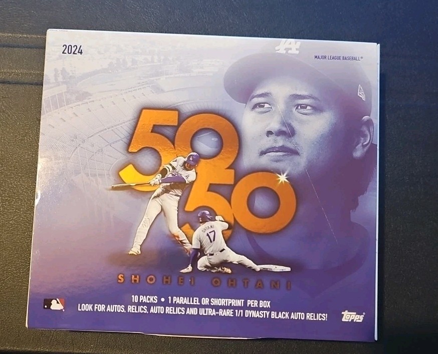 2024 Topps Shohei Ohtani 50/50 Empty Box *No Cards - Box Only* | eBay