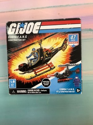 G.I. Joe Cobra Cobra F.A.N.G. 47 Pc Construction Set By Hasbro. New