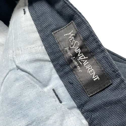 Herren Yves Saint Laurent Marine Chino Hose W36” 100% Baumwolle Gerades Bein Y2K - Bild 7 von 11