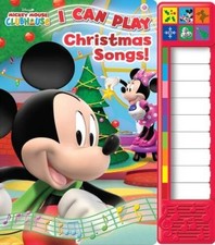 Disney Mickey Mouse Clubhouse I Can Play Christmas Songs - Board book - GOOD