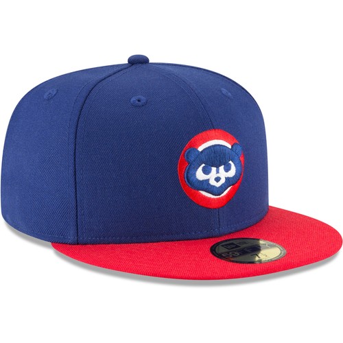Men's New Era Royal Chicago Cubs Cooperstown Collection Wool 59FIFTY Fitted Hat - Imagen 3 de 6