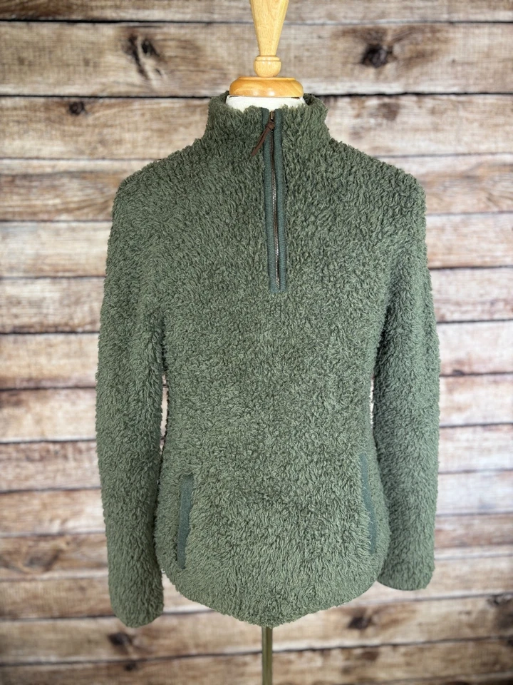 Sid Masburn Deep Pile Wool Pullover Sweater Jacket Size M - Image 2 of 4