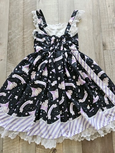Kuromi Lolita Dress Seems Girls Size 8/10 Read Descript - Picture 8 of 18