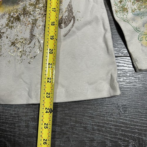 Camisa Suzie in the City Paris 1924 Manga Larga Beige Grande Nueva Con Etiquetas Susan Lawrence - Imagen 4 de 9