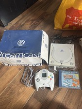 Sega Dreamcast Boxed With Vmu Game Controller