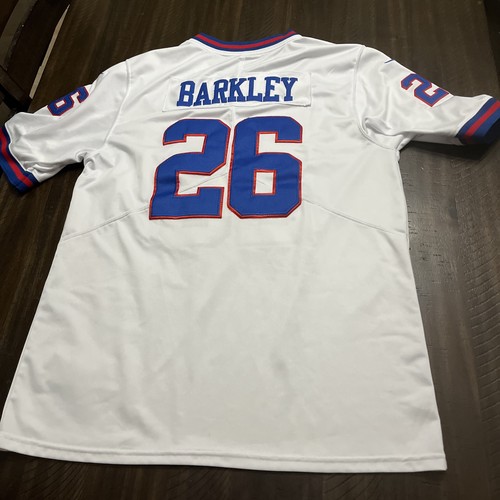 Men’s Nike New York Giants Saquon Barkley 26 Size L White Great Condition - Picture 13 of 14