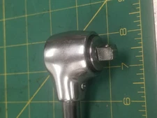 Vintage Ratchet Rotating Head 1/2" Drive Reversible Handle Chrome Finish 