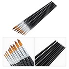 9Pcs Watercolor Painting Brushes Acrylic Painting Supplies Body Paint Brushes