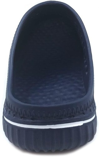 Amoji Unisex Garden Clogs Shoes Slippers Sandals AM1702 9 Women/7.5 Men, Navy - Picture 4 of 7