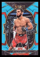 2023 Panini Select UFC #94 Islam Makhachev Light Blue Prizms #/249