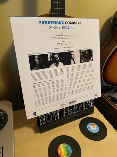 Sonny Rollins Saxophone Colossus WaxTime 771759 EU Sealed 180g VINYL LP VG+ - Picture 2 of 2