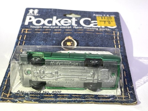 ⭐️😀⭐️Vintage TOMICA Diecast Car CADILLAC AMBULANCE - CUSTOM MADE METALLIC Green - Picture 8 of 9