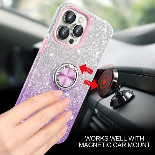 Case For iPhone 17 16 15 14 13 12 11 Pro Max Plus Shockproof Magnetic Ring Cover - Picture 5 of 9