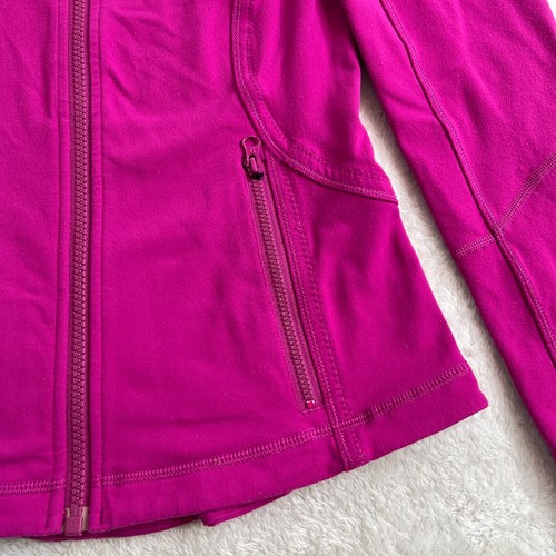 Giacca Lululemon Define donna 6 rosa magenta full zip manica lunga tempo libero - Foto 4 di 17