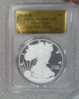 2018-W Proof American .999 Silver Eagle PCGS PR70DCAM Gold Label (442)