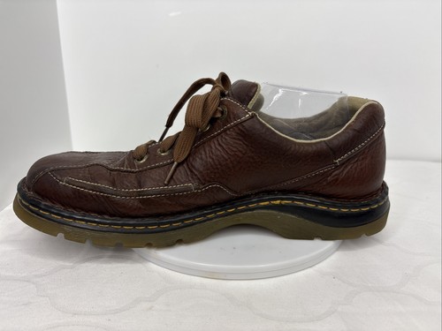 Dr Martens AW0004 Brown Lace Up Oxford Shoes Men's Size 12 Pebbled Leather Y2K - Picture 8 of 15