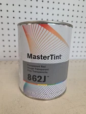 Axalta Master Tint Cromax 862J Transparent Red New Quart