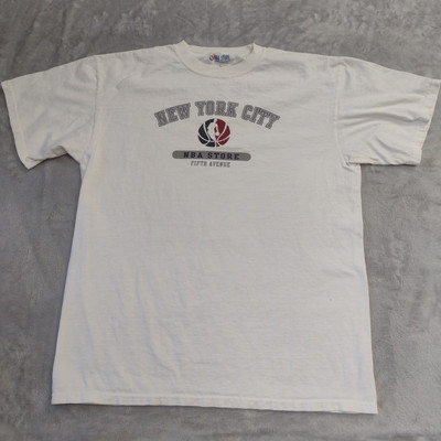 NBA Store Fifth Avenue New York City Basketball T Shirt Large - Main Image