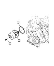 Genuine Mopar Water Pump To Front Cover Seal 4429698