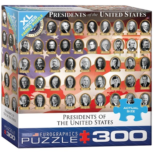 EuroGraphics US Presidents Jigsaw Puzzle (300-Piece) - Picture 1 of 3