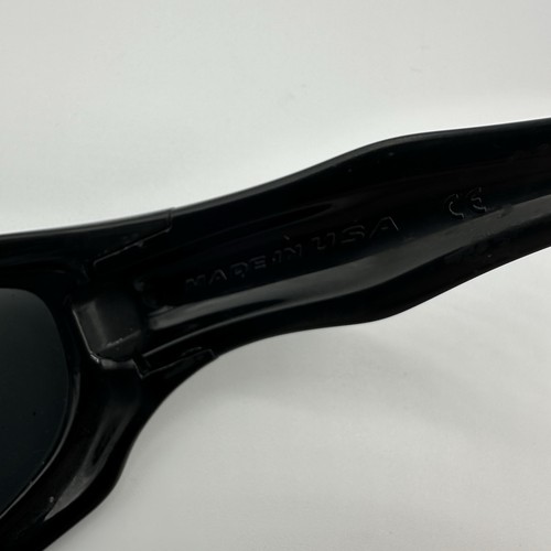 Vintage Oakley Monster Dog Sonnenbrille schwarz mit schwarzen Gläsern - Bild 14 von 14