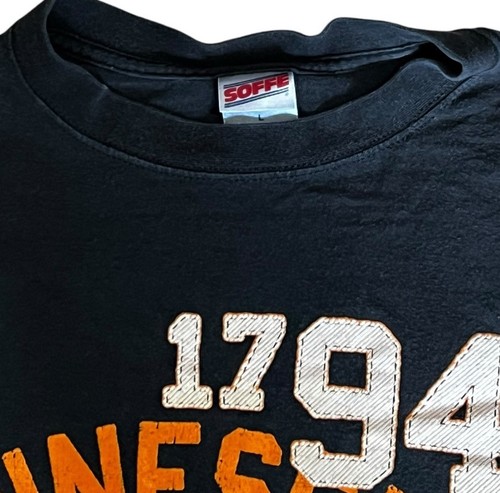 Tennessee VOLS Football 1794 Soffe T- Shirt Long Sleeve Retro Black - Picture 2 of 4