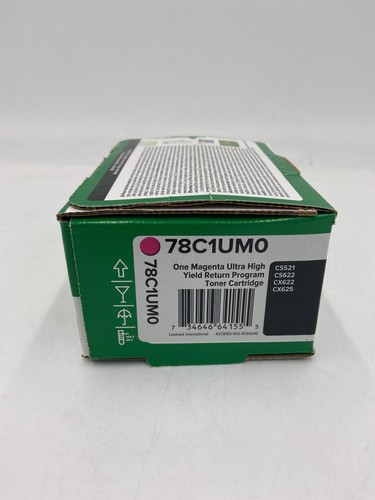 New Lexmark 78C1UM0 Magenta Toner Cartridge - Picture 2 of 2