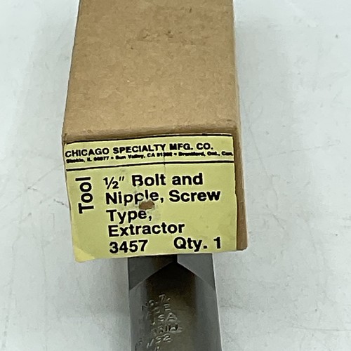 Chicago Specialty Mfg Co 1/2" Bolzennippel Schraubenausdreher 3457 - Neu - USA - Bild 2 von 5
