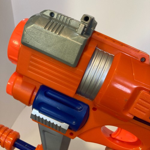 Super Soaker Flash Flood Water Gun Orange 2006 Hasbro Working 2 Spray Modes - Foto 8 di 17
