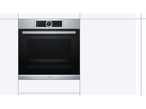 Horno - Bosch HBG675BS1, 3600 W, Pirolítico, 50 Hz, 60 cm, Acero inoxidable - Imagen 5 de 6