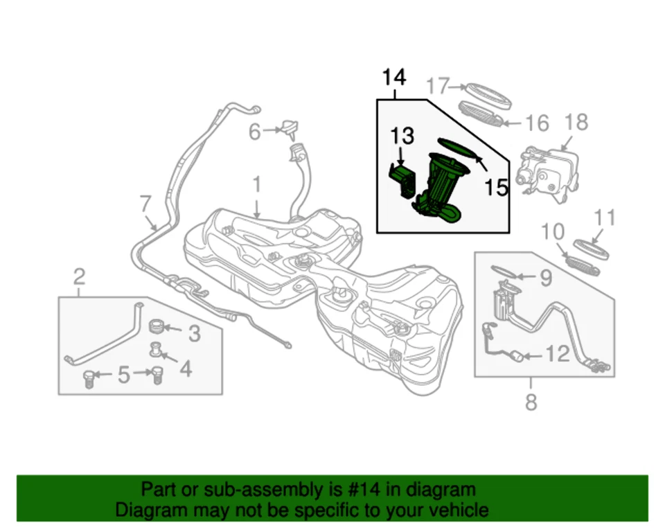 New Genuine BMW Fuel Filter With Pressure Re (2006-2010) OE 16117373525 - Image 2 of 4