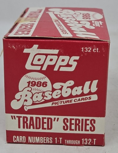 1986 Topps Traded Baseball Complete Factory Set 1-132T Bonds Jackson RC - Bild 4 von 6