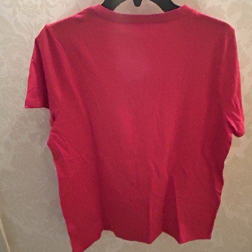 J.Crew Women’s L Red Tshirt With Leopard Print Heart Collector Tee - Picture 5 of 8